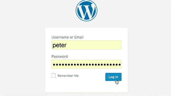 WordPress Login Page Refreshing